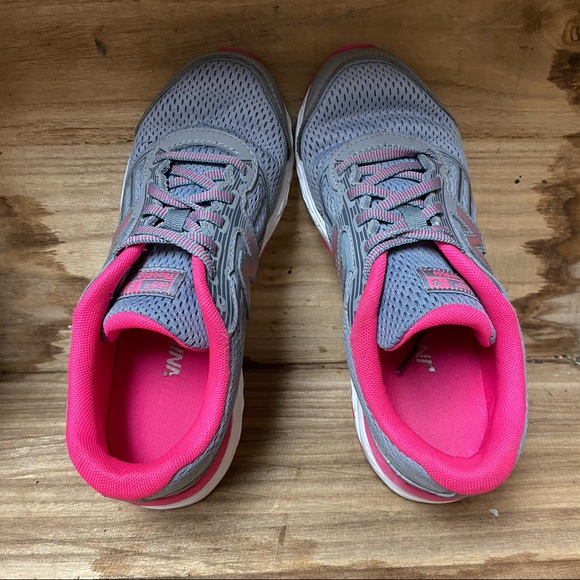 New balance 680 v5 grey pink running sneakers - Picture 5 of 8